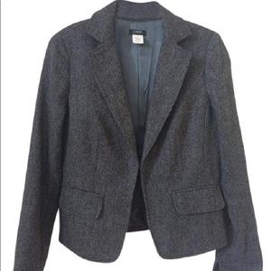 J.Crew wool herringbone blazer, size 0